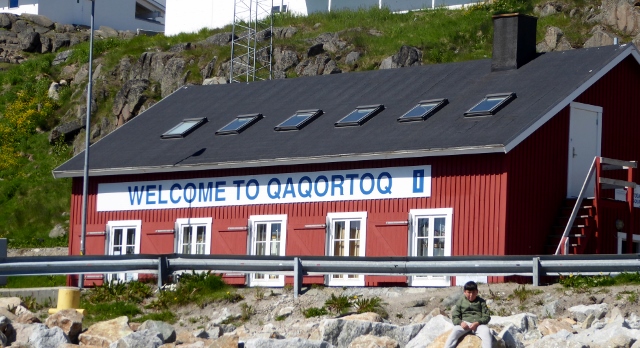 The Qaqortoq wlecome center and gift shop.