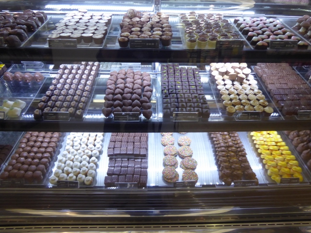 The chocolates section is especially temptig!