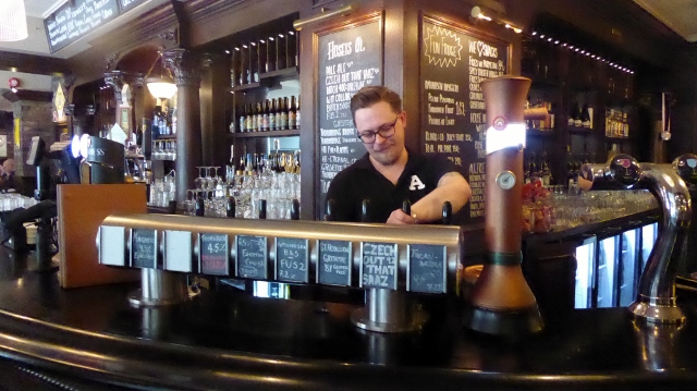 Today, the day began with 11 different beers on tap.